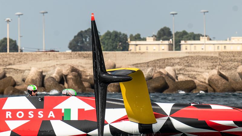 Luna Rossa Prada Pirelli - LEQ12 - October 21, 2022 - Cagliari, Sardinia photo copyright Ivo Rovira / America'sCup taken at Circolo della Vela Sicilia and featuring the AC40 class