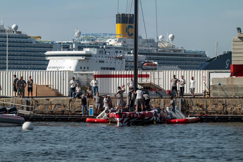 Luna Rossa Prada Pirelli - October 24, 2022 - Cagliari, Sardinia  photo copyright Ivo Rovira / America's Cup taken at Circolo della Vela Sicilia and featuring the AC40 class