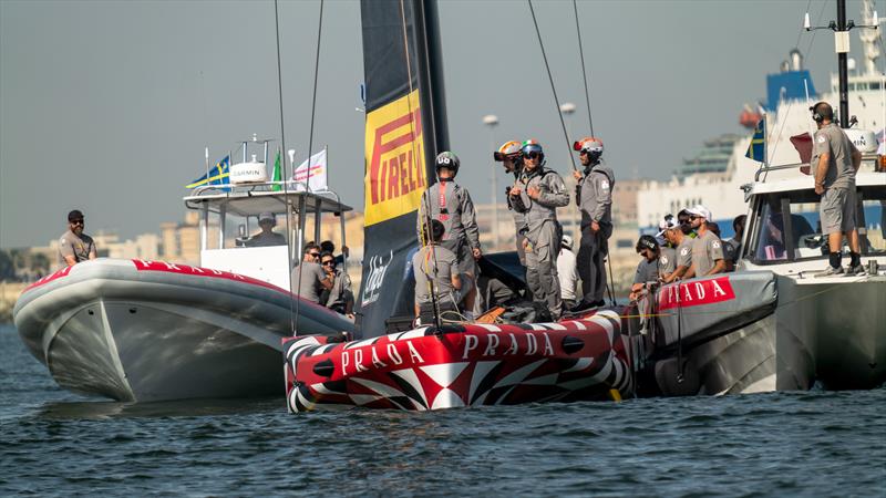 Luna Rossa Prada Pirelli - October 24, 2022 - Cagliari, Sardinia  photo copyright Ivo Rovira / America's Cup taken at Circolo della Vela Sicilia and featuring the AC40 class