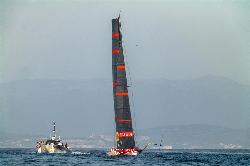 Luna Rossa Prada Pirelli - October 24, 2022 - Cagliari, Sardinia  photo copyright Ivo Rovira / America's Cup taken at Circolo della Vela Sicilia and featuring the AC40 class