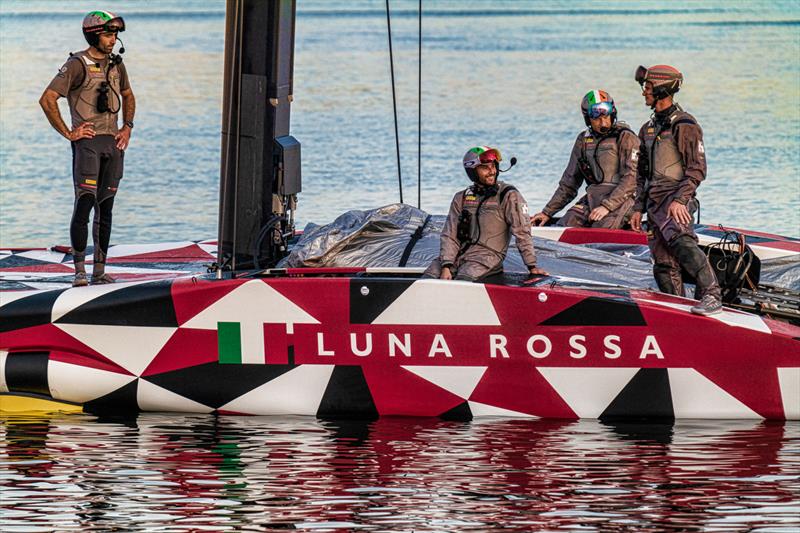 Luna Rossa Prada Pirelli - October 24, 2022 - Cagliari, Sardinia  photo copyright Ivo Rovira / America's Cup taken at Circolo della Vela Sicilia and featuring the AC40 class