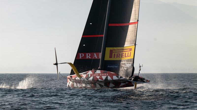 Luna Rossa Prada Pirelli - October 24, 2022 - Cagliari, Sardinia  photo copyright Ivo Rovira / America's Cup taken at Circolo della Vela Sicilia and featuring the AC40 class