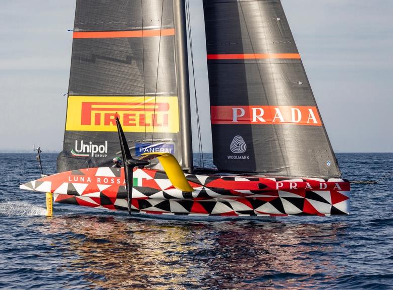Luna Rossa Prada Pirelli's prototype LEQ12 off Caliari, Sardinia - day 1 - October 24, 2022 - photo © Carlo Borlenghi / Luna Rossa
