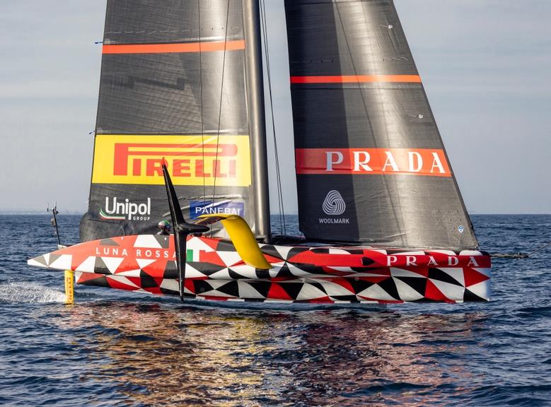 Luna Rossa Prada Pirelli's prototype LEQ12 off Caliari, Sardinia - day 1 - October 24, 2022 - photo © Carlo Borlenghi / Luna Rossa