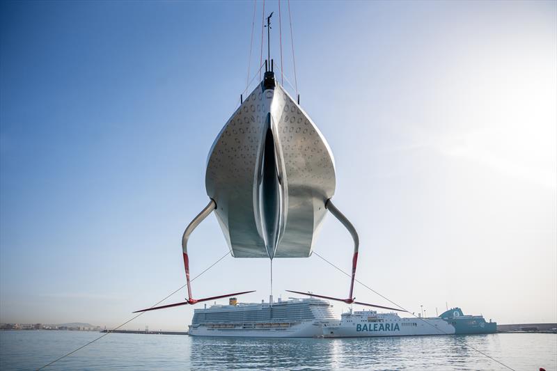 INEOS Britannia's new ‘T6' test boat INEOS Britannia's new ‘T6' test boat revealed from their winter training base in Palma de Mallorca, Spain - photo © C.Gregory/INEOS Britannia