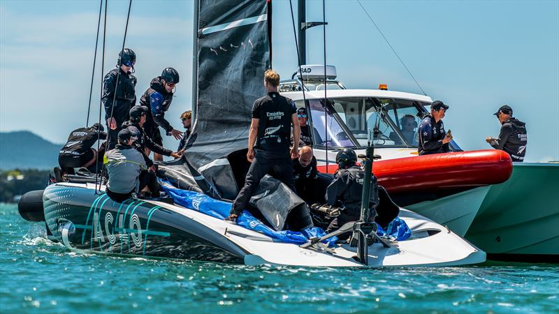 Emirates Team NZ AC40 One Design - 27 October, 2022 - Waitemata Harbour, Auckland - photo © Adam Mustill / America's Cup