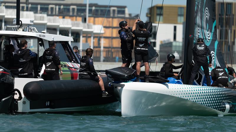 Emirates Team NZ AC40 One Design - 27 October, 2022 - Waitemata Harbour, Auckland - photo © Adam Mustill / America's Cup