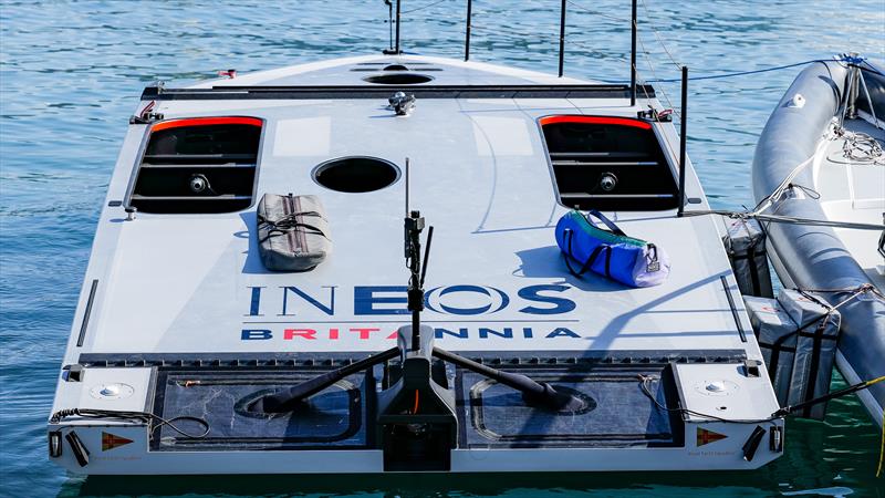 Image 0: INEOS Britannia Team launch prototype yacht - T6 (LEQ12) - 27 October, 2022 - Mallorca, Spain - photo © Ugo Fonolla / America's Cup