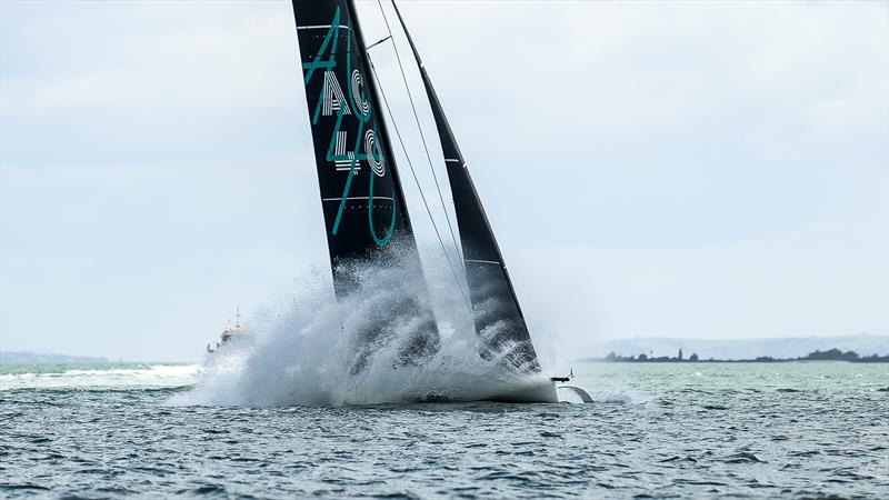 Emirates Team NZ AC40/LEQ12  - 4 November, 2022 - Waitemata Harbour, Auckland photo copyright Adam Mustill / America's Cup taken at Royal New Zealand Yacht Squadron and featuring the AC40 class