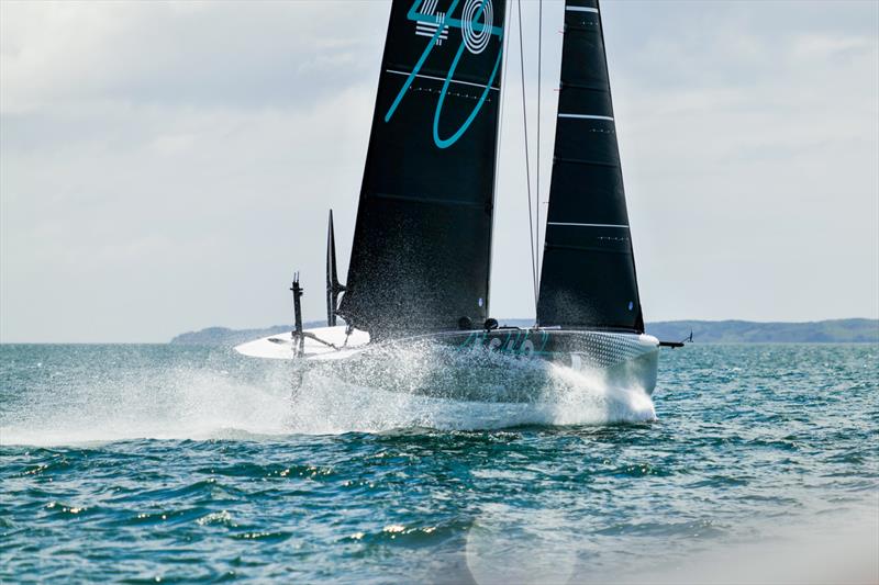 Emirates Team NZ AC40/LEQ12  - 4 November, 2022 - Waitemata Harbour, Auckland - photo © Adam Mustill / America's Cup