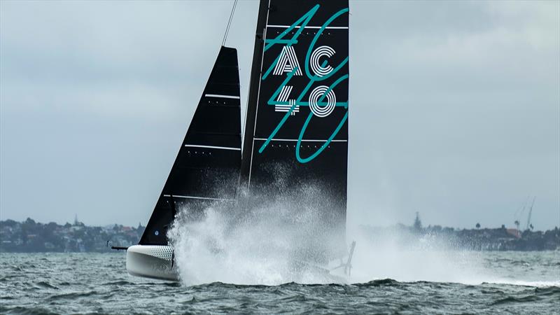 Emirates Team New Zealand - AC40 - Waitemata Harbour - Auckland - November 17, 2022 - photo © Adam Mustill / America's Cup