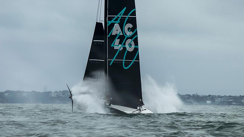 Emirates Team New Zealand - AC40 - Waitemata Harbour - Auckland - November 17, 2022 - photo © Adam Mustill / America's Cup