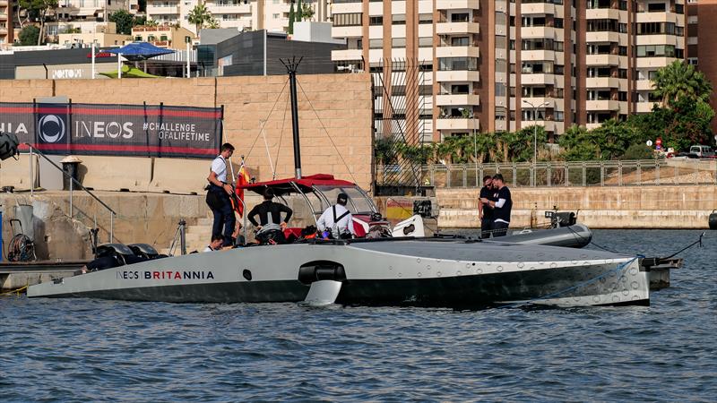 INEOS Britannia -  LEQ12 - November 18, 2022 - Majorca photo copyright Ugo Fonolla / America's cup taken at Royal Yacht Squadron and featuring the AC40 class