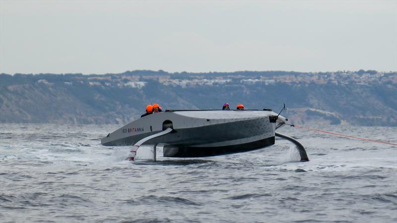 INEOS Britannia -  LEQ12 - November 18, 2022 - Majorca photo copyright Ugo Fonolla / America's Cup taken at Royal Yacht Squadron and featuring the AC40 class