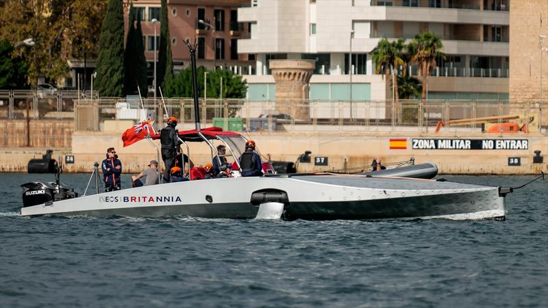 INEOS Britannia -  LEQ12 - November 18, 2022 - Majorca - photo © Ugo Fonolla / America's Cup