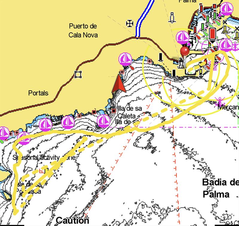 INEOS Britannia - LEQ12 - GPS track - Nov 17, 2022 - Pensacola photo copyright AC37 Joint Recon taken at Royal New Zealand Yacht Squadron and featuring the AC40 class