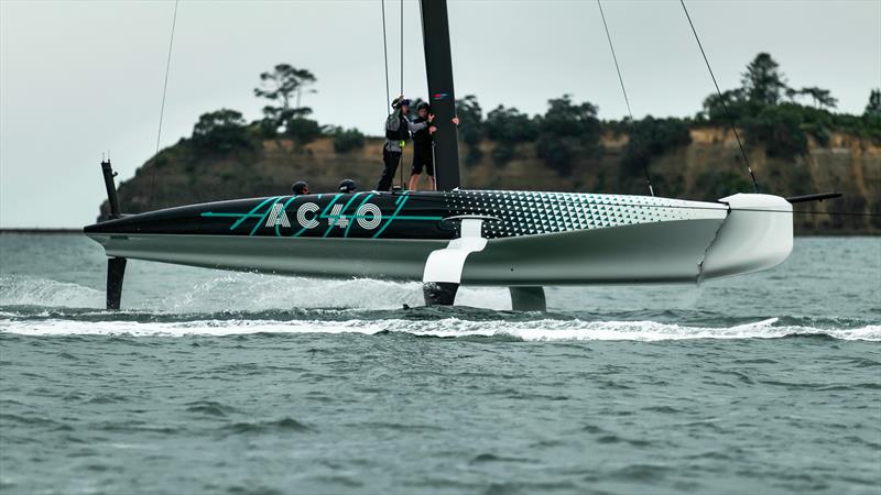 Emirates Team New Zealand - AC40 - Waitemata Harbour - Auckland - November 21, 2022 photo copyright Adam Mustill / America's Cup taken at Royal New Zealand Yacht Squadron and featuring the AC40 class