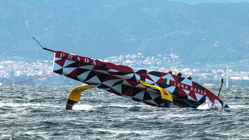 Luna Rossa Prada Pirelli - Tow test - LEQ12 - November 21, 2022 - Cagliari - photo © Ivo Rovira / America'sCup