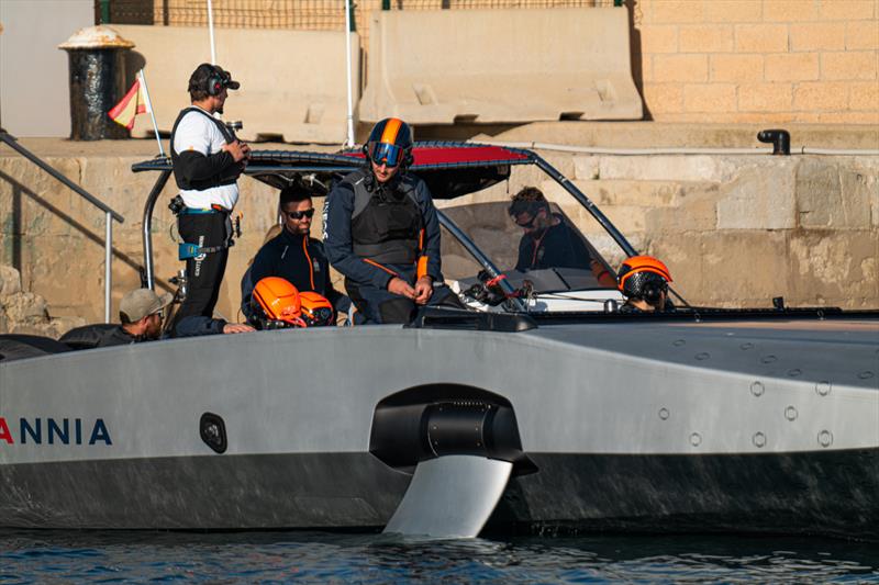 INEOS Britannia - Tow Test #2 - November 24, 2022 - Majorca - photo © Ugo Fonolla / America's Cup