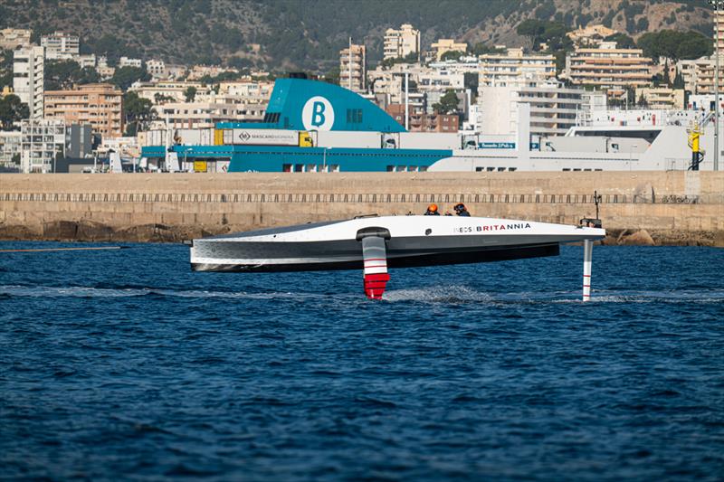 INEOS Britannia - Tow Test #2 - November 24, 2022 - Majorca - photo © Ugo Fonolla / America's Cup