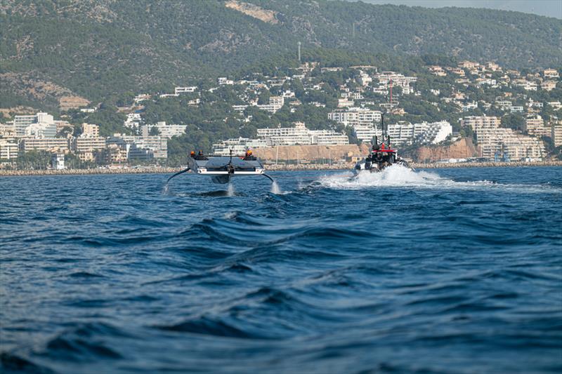 INEOS Britannia - Tow Test #2 - November 24, 2022 - Majorca - photo © Ugo Fonolla / America's Cup