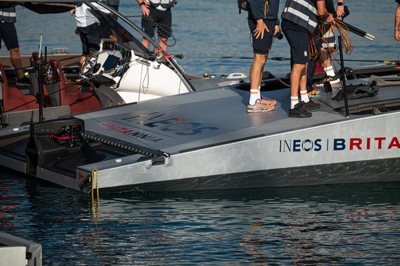 INEOS Britannia - Tow Test #2 - November 24, 2022 - Majorca - photo © Ugo Fonolla / America's Cup