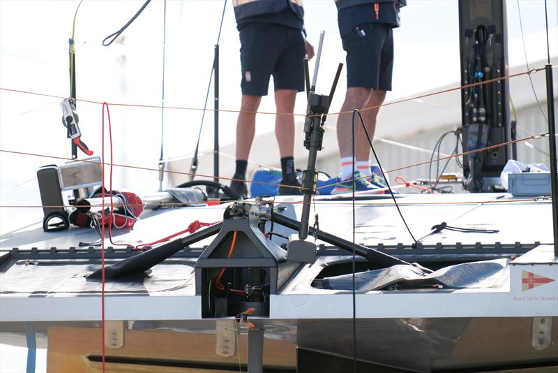 INEOS Britannia - Mast setup - November 25, 2022 - Majorca - photo © Ugo Fonolla / America's Cup