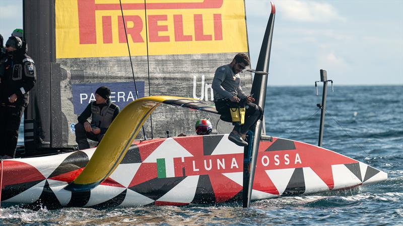 Luna Rossa Prada Pirelli -  LEQ12 - November 22, 2022 - Cagliari, Sardinia photo copyright Ivo Rovira / America'sCup taken at Circolo della Vela Sicilia and featuring the AC40 class