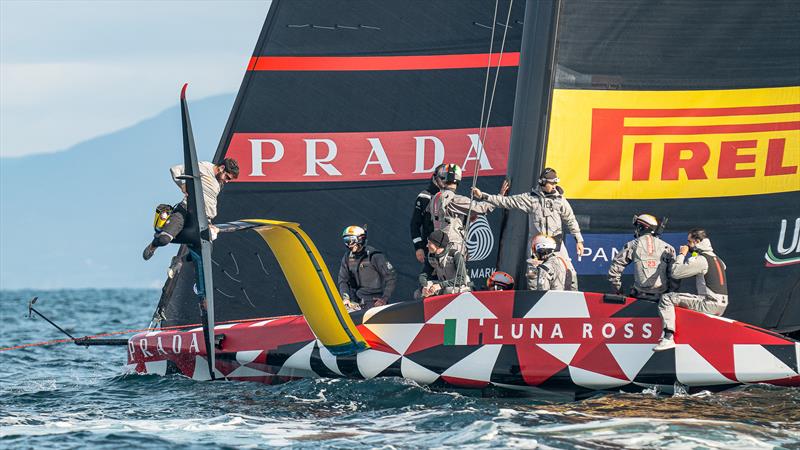 Luna Rossa Prada Pirelli -  LEQ12 - November 22, 2022 - Cagliari, Sardinia photo copyright Ivo Rovira / America'sCup taken at Circolo della Vela Sicilia and featuring the AC40 class