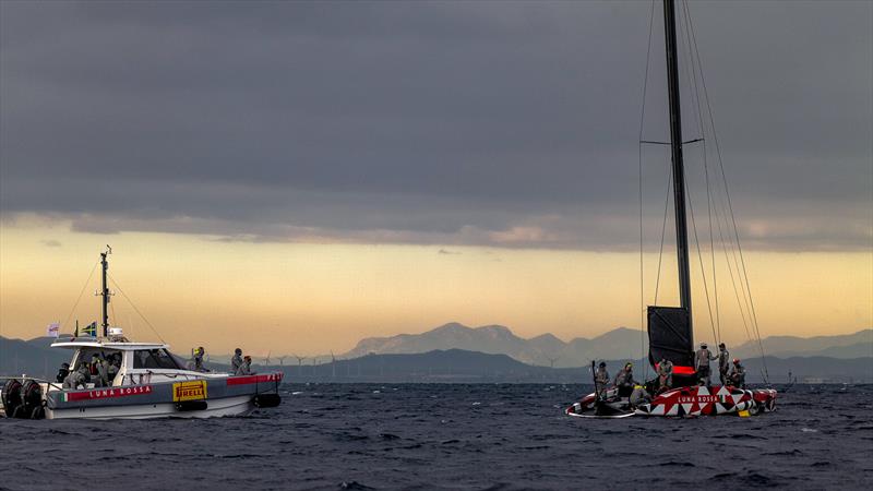 Luna Rossa Prada Pirelli -  LEQ12 - November 30, 2022 - Cagliari, Sardinia - photo © Ugo Fonolla / America's Cup