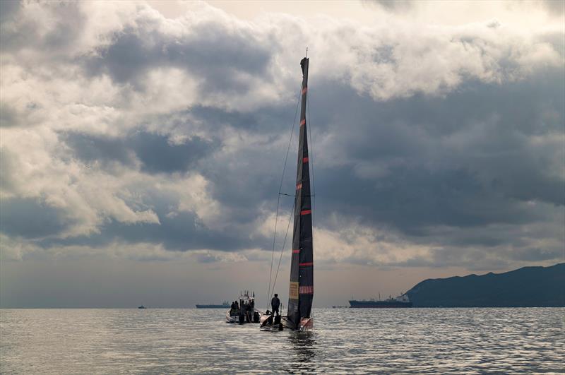 Luna Rossa Prada Pirelli -  LEQ12 - December 2, 2022 - Cagliari, Sardinia photo copyright Ivo Rovira / America'sCup taken at Circolo della Vela Sicilia and featuring the AC40 class