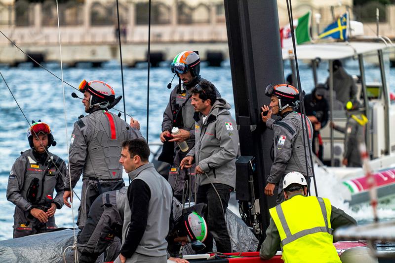 Luna Rossa Prada Pirelli -  LEQ12 - December 2, 2022 - Cagliari, Sardinia photo copyright Ivo Rovira / America'sCup taken at Circolo della Vela Sicilia and featuring the AC40 class