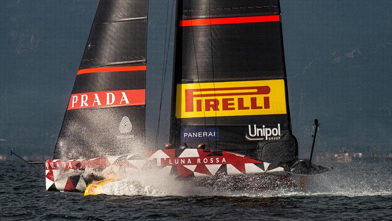 Luna Rossa Prada Pirelli -  LEQ12 - December 6, 2022 - Cagliari, Sardinia photo copyright Ivo Rovira / America'sCup taken at Circolo della Vela Sicilia and featuring the AC40 class