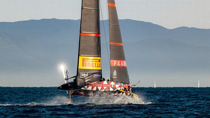 Luna Rossa Prada Pirelli -  LEQ12 - December 6, 2022 - Cagliari, Sardinia photo copyright Ivo Rovira / America'sCup taken at Circolo della Vela Sicilia and featuring the AC40 class