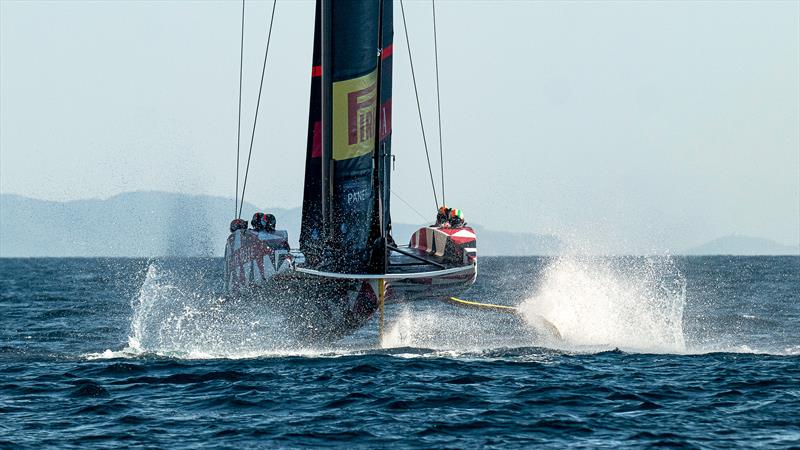 Luna Rossa Prada Pirelli -  LEQ12 - December 7, 2022 - Cagliari, Sardinia photo copyright Ivo Rovira / America'sCup taken at Circolo della Vela Sicilia and featuring the AC40 class