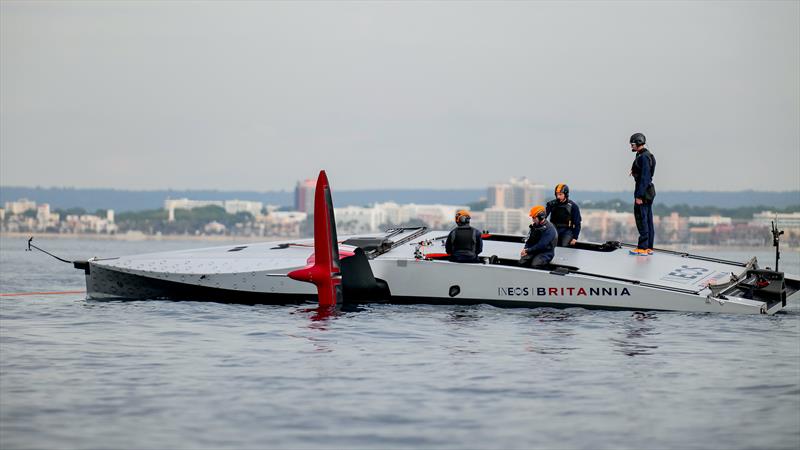 INEOS Britannia - Tow testing - December 7, 2022 - Mallorca - photo © Ugo Fonolla / America's Cup