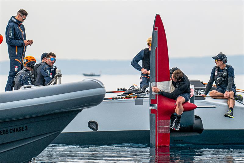 INEOS Britannia - Tow testing - December 7, 2022 - Mallorca - photo © Ugo Fonolla / America's Cup