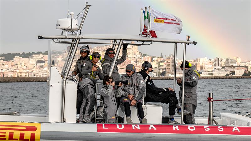 Luna Rossa Prada Pirelli -  LEQ12 - December 10, 2022 - Cagliari, Sardinia photo copyright Ivo Rovira / America'sCup taken at Circolo della Vela Sicilia and featuring the AC40 class