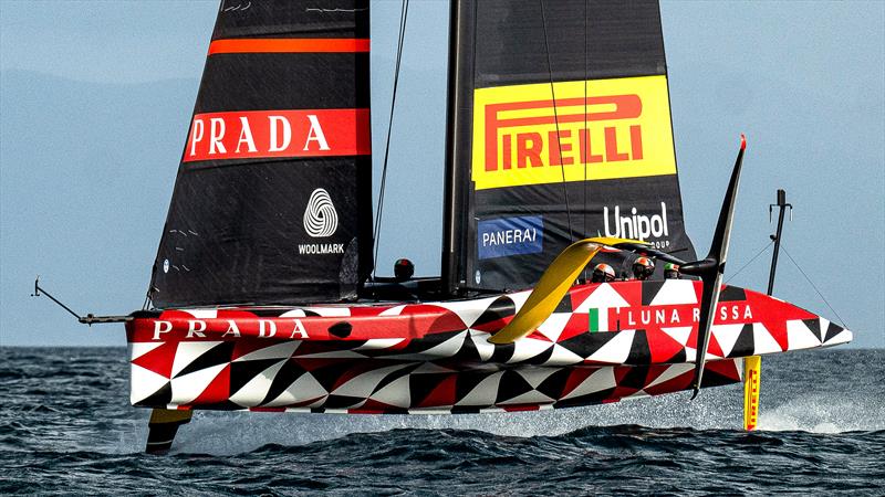 Luna Rossa Prada Pirelli -  LEQ12 - December 10, 2022 - Cagliari, Sardinia photo copyright Ivo Rovira / America'sCup taken at Circolo della Vela Sicilia and featuring the AC40 class