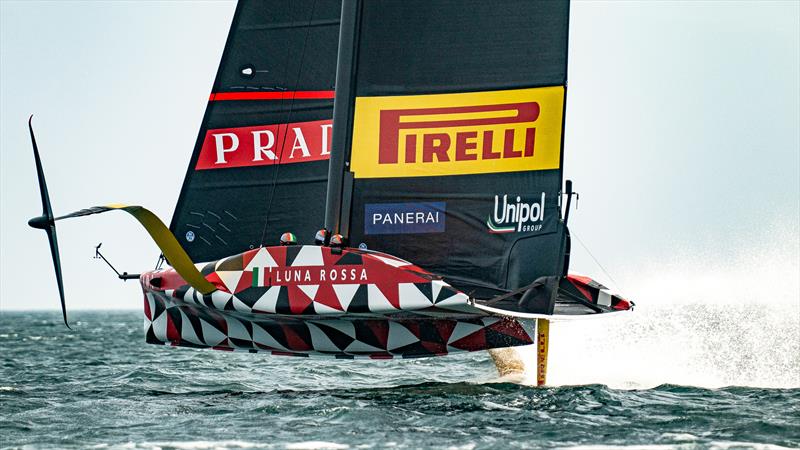 Luna Rossa Prada Pirelli -  LEQ12 - December 13, 2022 - Cagliari, Sardinia photo copyright Ivo Rovira / America'sCup taken at Circolo della Vela Sicilia and featuring the AC40 class