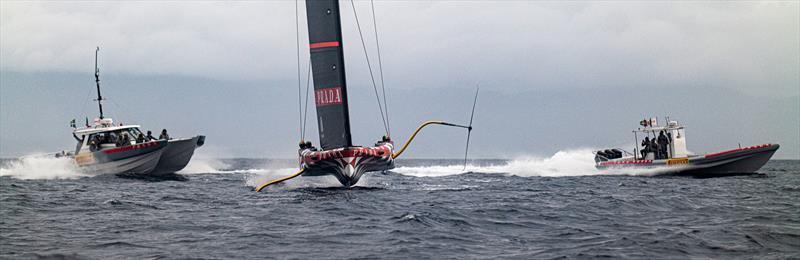 Luna Rossa Prada Pirelli -   LEQ12 - December 16, 2022 - Cagliari, Sardinia photo copyright Ivo Rovira / America'sCup taken at Circolo della Vela Sicilia and featuring the AC40 class