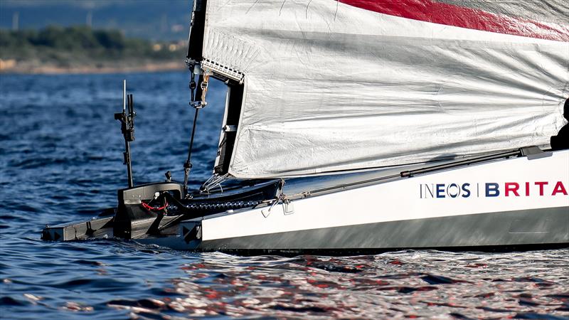 INEOS Britannia - Sail testing - December 19, 2022 - Mallorca photo copyright Ugo Fonolla / America's Cup taken at Royal Yacht Squadron and featuring the AC40 class