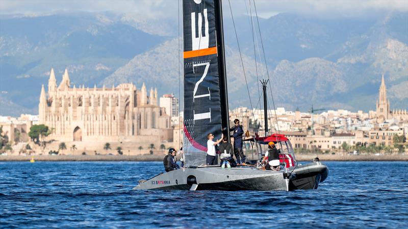 INEOS Britannia - Sail testing - December 19, 2022 - Mallorca - photo © Ugo Fonolla / America's Cup