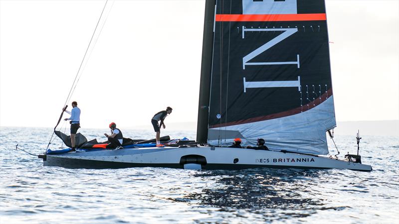 INEOS Britannia - Sail testing - December 19, 2022 - Mallorca - photo © Ugo Fonolla / America's Cup