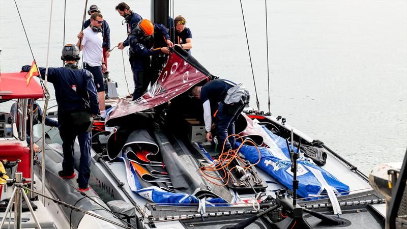 INEOS Britannia  -   LEQ12 - December 21, 2022 - Badia de Palma - Mallorca photo copyright Ugo Fonolla / America's Cup taken at Royal Yacht Squadron and featuring the AC40 class