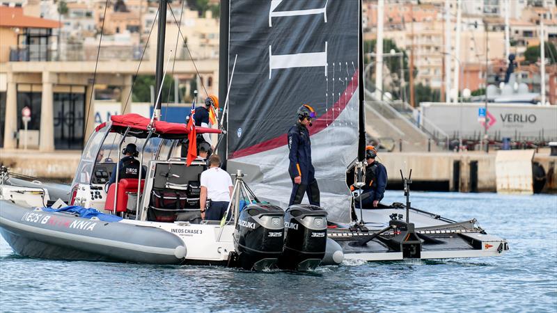 INEOS Britannia  -   LEQ12 - December 21, 2022 - Badia de Palma - Mallorca photo copyright Ugo Fonolla / America's Cup taken at Royal Yacht Squadron and featuring the AC40 class