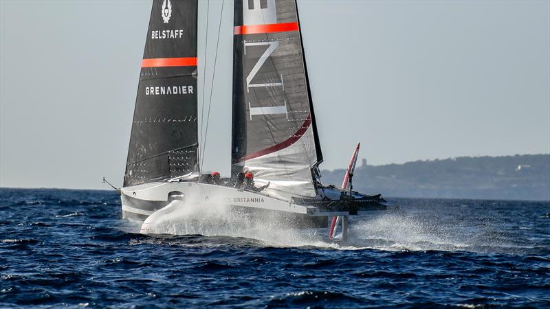 INEOS Britannia  -   LEQ12 - December 21, 2022 - Badia de Palma - Mallorca photo copyright Ugo Fonolla / America's Cup taken at Royal Yacht Squadron and featuring the AC40 class