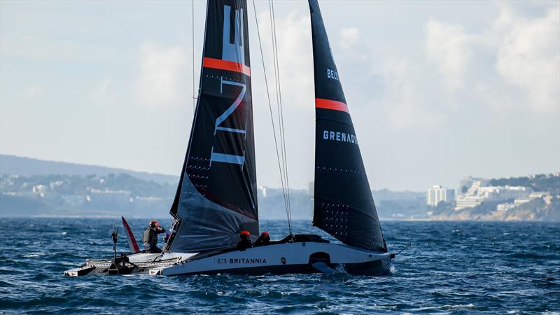 INEOS Britannia  -   LEQ12 - December 21, 2022 - Badia de Palma - Mallorca photo copyright Ivo Rovira / America'sCup taken at Royal Yacht Squadron and featuring the AC40 class