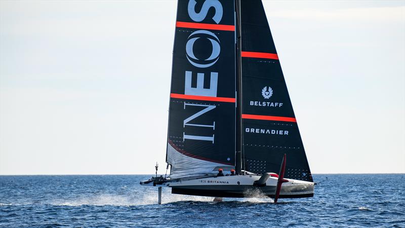 INEOS Britannia  -   LEQ12 - December 21, 2022 - Badia de Palma - Mallorca photo copyright Ivo Rovira / America'sCup taken at Royal Yacht Squadron and featuring the AC40 class