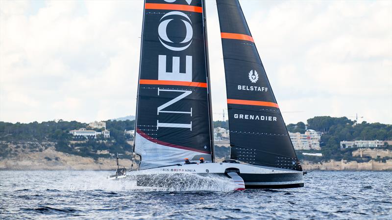 INEOS Britannia  -   LEQ12 - January 6, 2023 - Badia de Palma - Mallorca photo copyright Ugo Fonolla / America's Cup taken at Royal Yacht Squadron and featuring the AC40 class